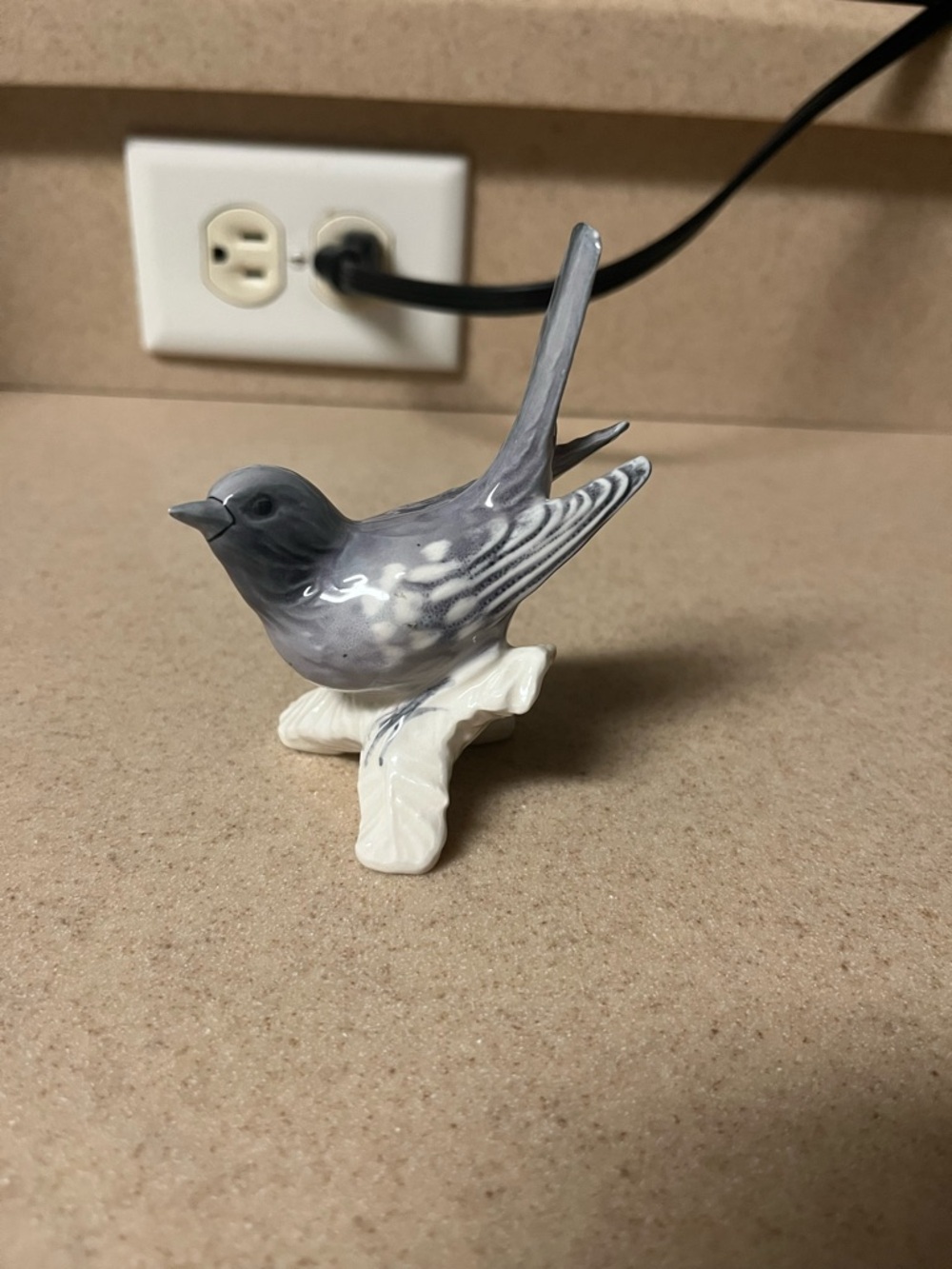 Vintage porcelain bird figurine by Goebel in West Germany